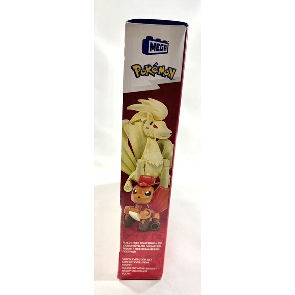 Mega Construx Pokemon Vulpix Ninetales Evolution Set - New Sealed - Picture 7 of 7
